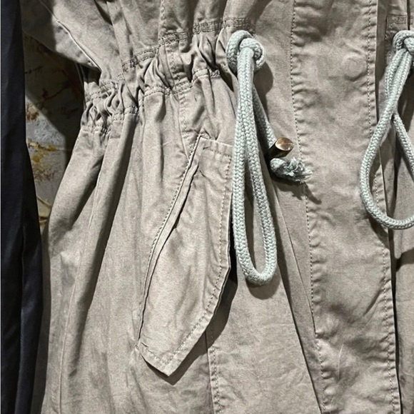 EDGE  Jacket with faux leather sleeves, front zipper & snap closure - Picture 4 of 10